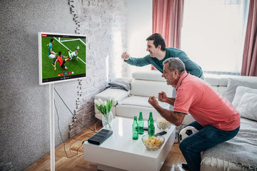 شاشة ذكية محمولة مقاس 32 بوصة بدقة 1080 بكسل قابلة للدوران مع شاشة تعمل باللمس